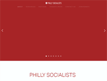 Tablet Screenshot of phillysocialists.org